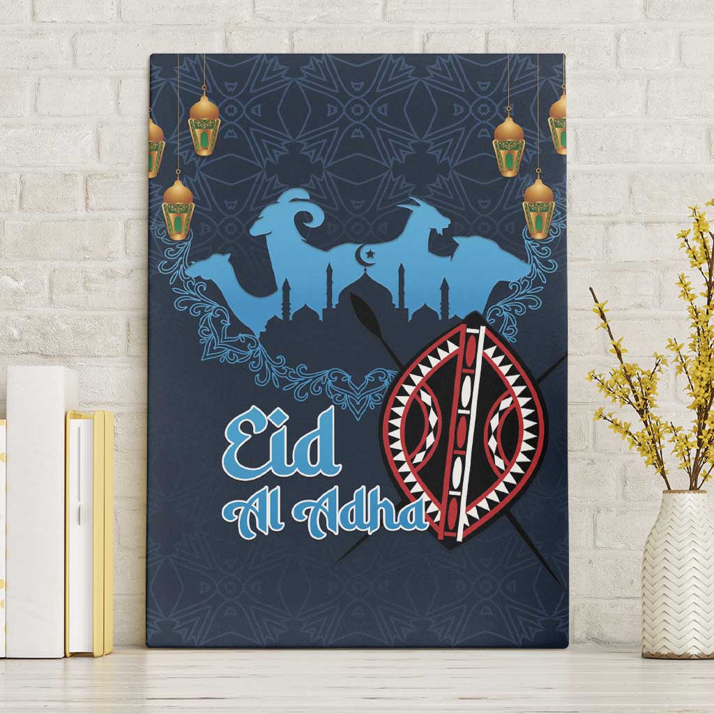 Happy Eid Al-Adha Canvas Wall Art Kenya Mubarak