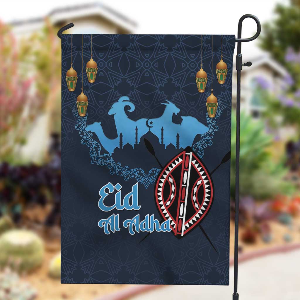 Happy Eid Al-Adha Garden Flag Kenya Mubarak