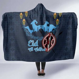 Happy Eid Al-Adha Hooded Blanket Kenya Mubarak