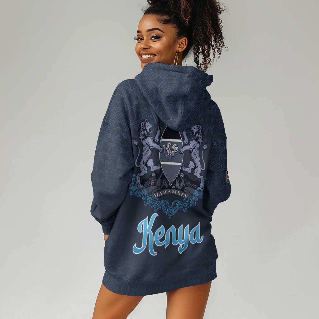 Happy Eid Al-Adha Hoodie Dress Kenya Mubarak