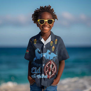 Happy Eid Al-Adha Kid Hawaiian Shirt Kenya Mubarak