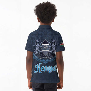 Happy Eid Al-Adha Kid Polo Shirt Kenya Mubarak