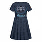 Happy Eid Al-Adha Kid Short Sleeve Dress Kenya Mubarak