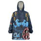 Happy Eid Al-Adha Kid Wearable Blanket Hoodie Kenya Mubarak