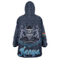 Happy Eid Al-Adha Kid Wearable Blanket Hoodie Kenya Mubarak