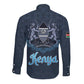 Happy Eid Al-Adha Long Sleeve Button Shirt Kenya Mubarak