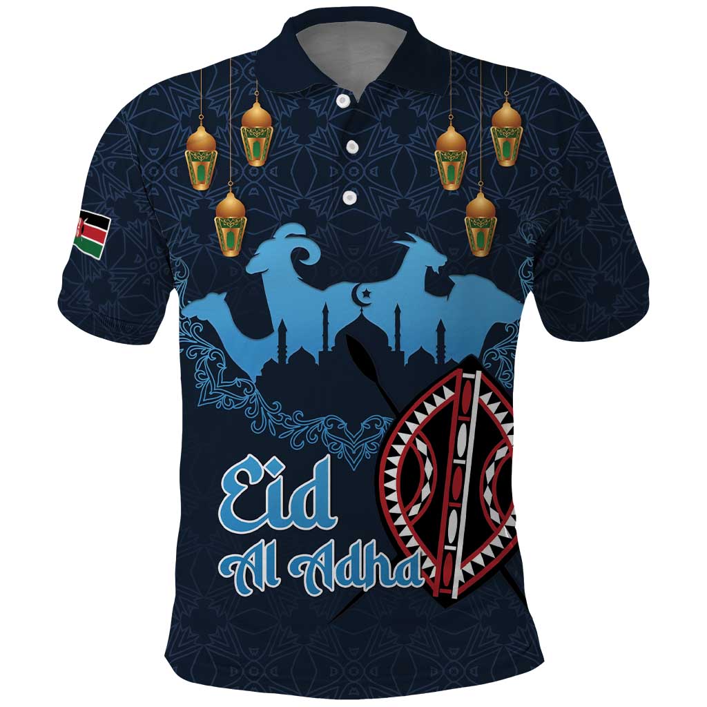 Happy Eid Al-Adha Polo Shirt Kenya Mubarak