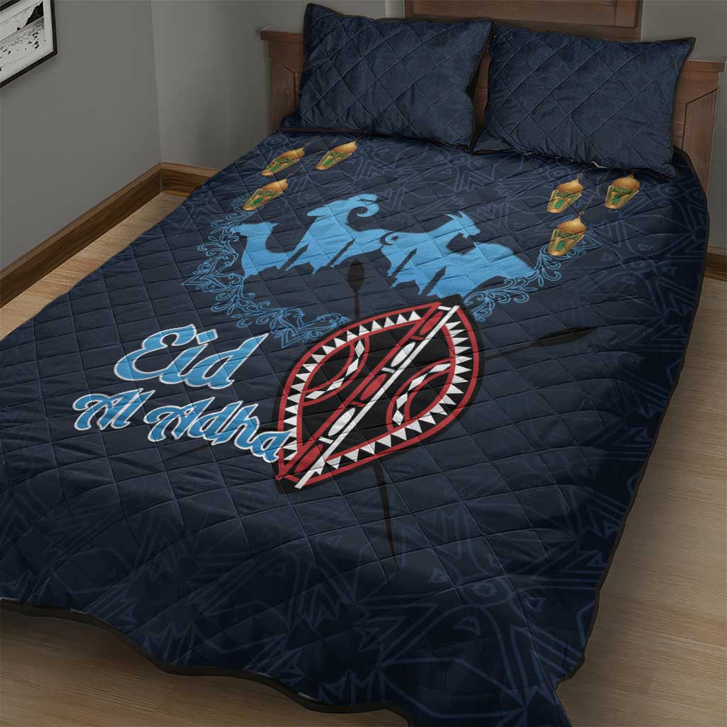 Happy Eid Al-Adha Quilt Bed Set Kenya Mubarak
