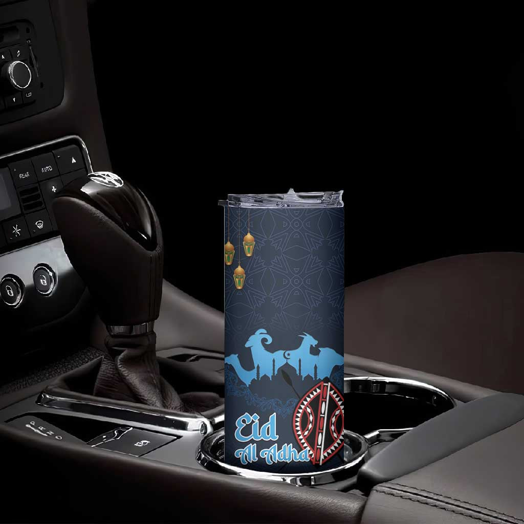 Happy Eid Al-Adha Skinny Tumbler Kenya Mubarak