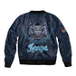 Happy Eid Al-Adha Sleeve Zip Bomber Jacket Kenya Mubarak