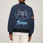 Happy Eid Al-Adha Sleeve Zip Bomber Jacket Kenya Mubarak