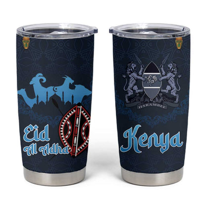 Happy Eid Al-Adha Tumbler Cup Kenya Mubarak