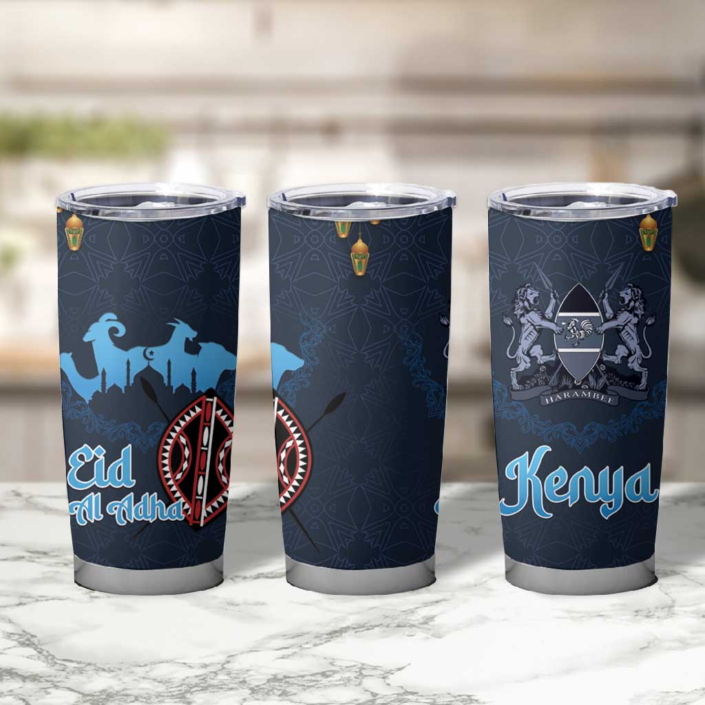 Happy Eid Al-Adha Tumbler Cup Kenya Mubarak