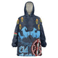 Happy Eid Al-Adha Wearable Blanket Hoodie Kenya Mubarak