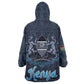 Happy Eid Al-Adha Wearable Blanket Hoodie Kenya Mubarak