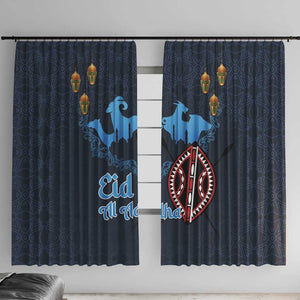 Happy Eid Al-Adha Window Curtain Kenya Mubarak