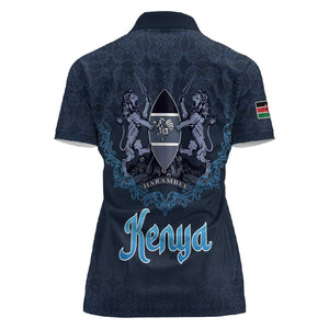 Happy Eid Al-Adha Women Polo Shirt Kenya Mubarak