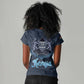 Happy Eid Al-Adha Women V-Neck T-Shirt Kenya Mubarak