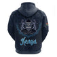 Happy Eid Al-Adha Zip Hoodie Kenya Mubarak