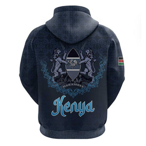 Happy Eid Al-Adha Zip Hoodie Kenya Mubarak