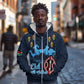 Happy Eid Al-Adha Zip Hoodie Kenya Mubarak