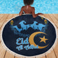 Happy Eid Al-Adha Beach Blanket Algeria Mubarak
