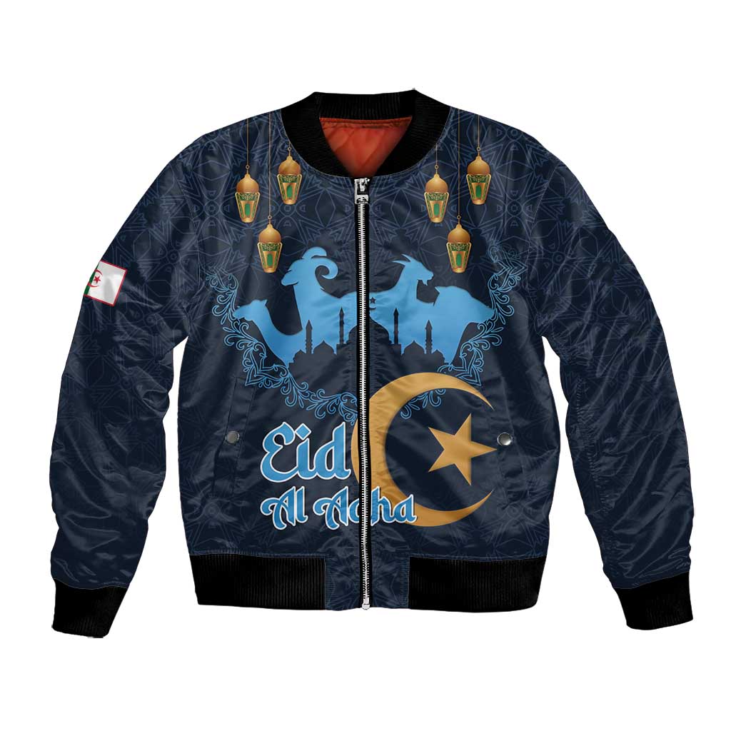 Happy Eid Al-Adha Bomber Jacket Algeria Mubarak