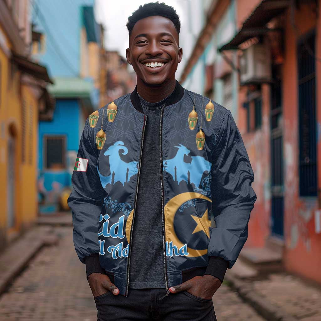 Happy Eid Al-Adha Bomber Jacket Algeria Mubarak