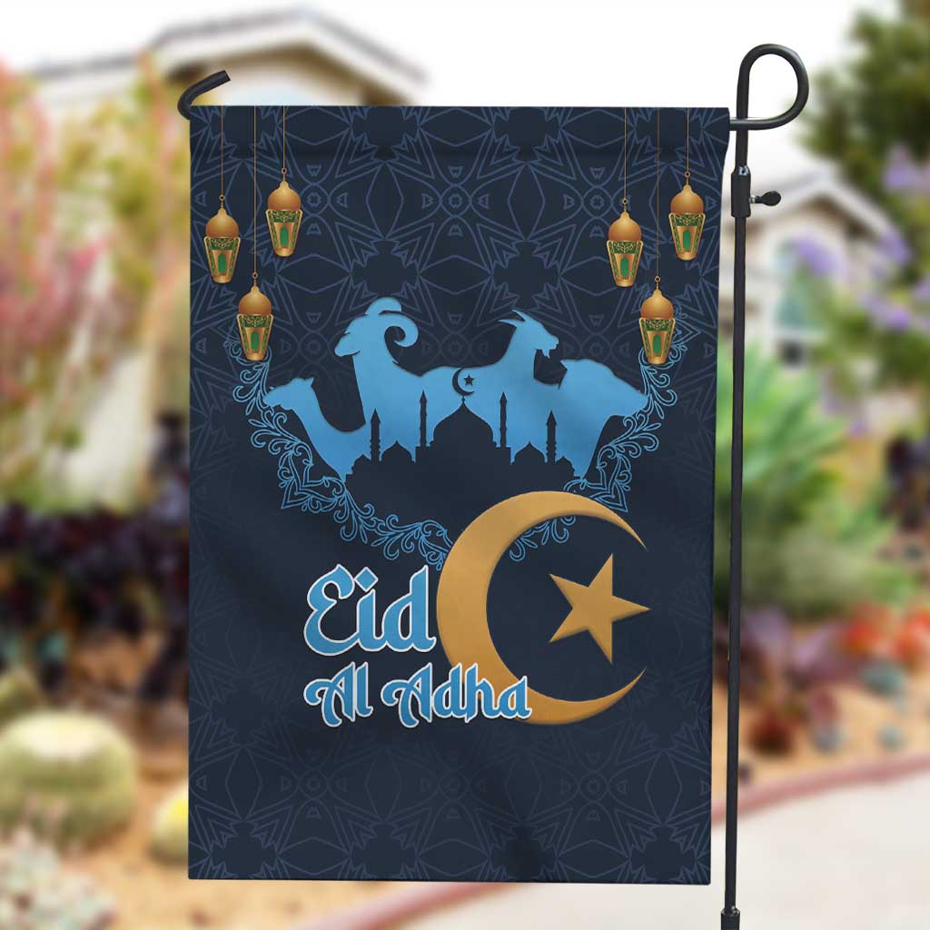 Happy Eid Al-Adha Garden Flag Algeria Mubarak