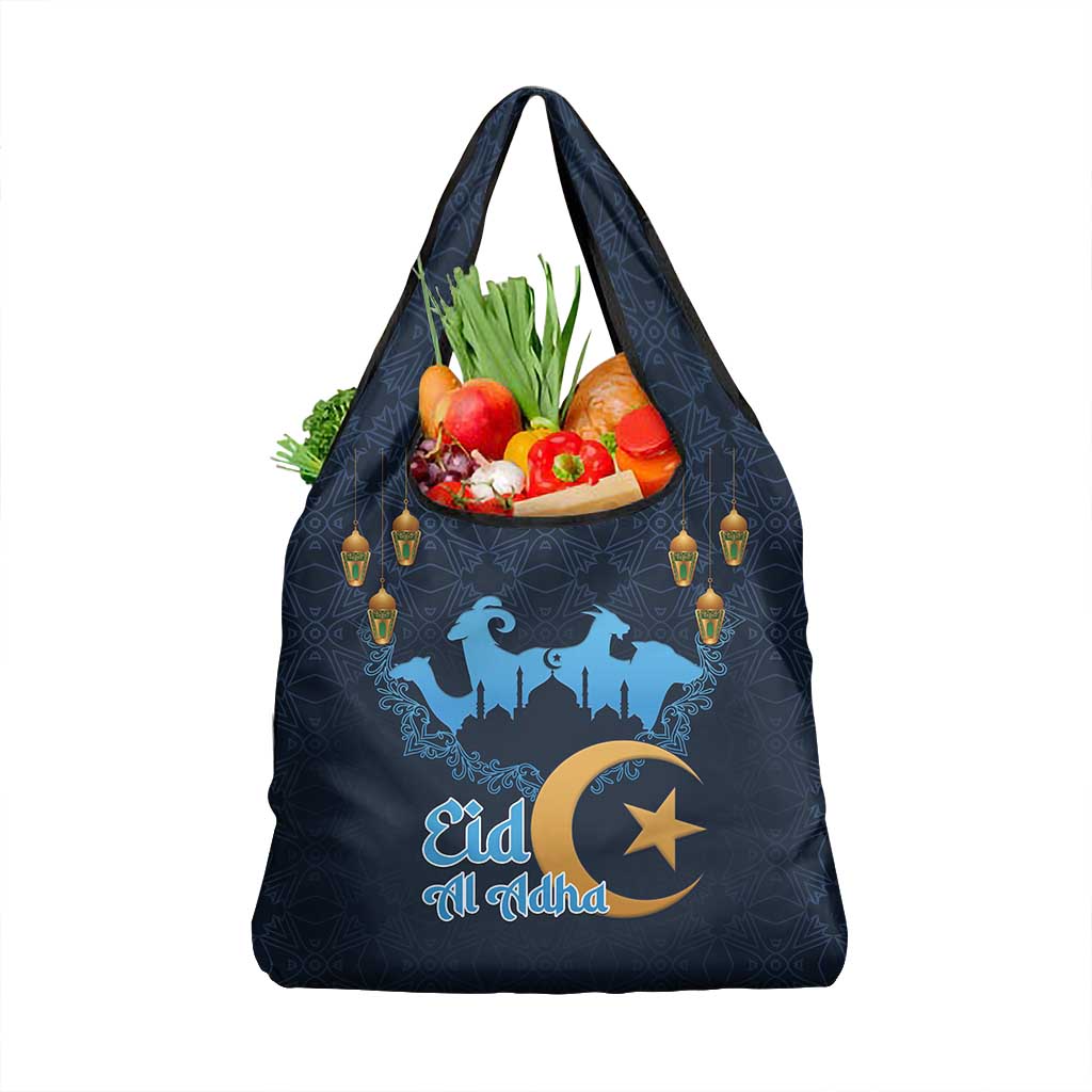 Happy Eid Al-Adha Grocery Bag Algeria Mubarak