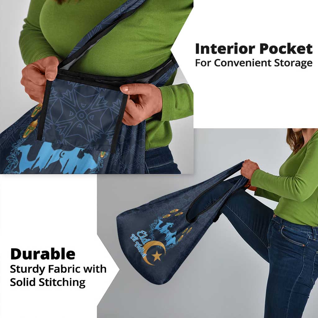 Happy Eid Al-Adha Grocery Bag Algeria Mubarak