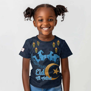 Happy Eid Al-Adha Kid T shirt Algeria Mubarak