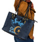 Happy Eid Al-Adha Leather Tote Bag Algeria Mubarak