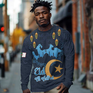 Happy Eid Al-Adha Long Sleeve Shirt Algeria Mubarak