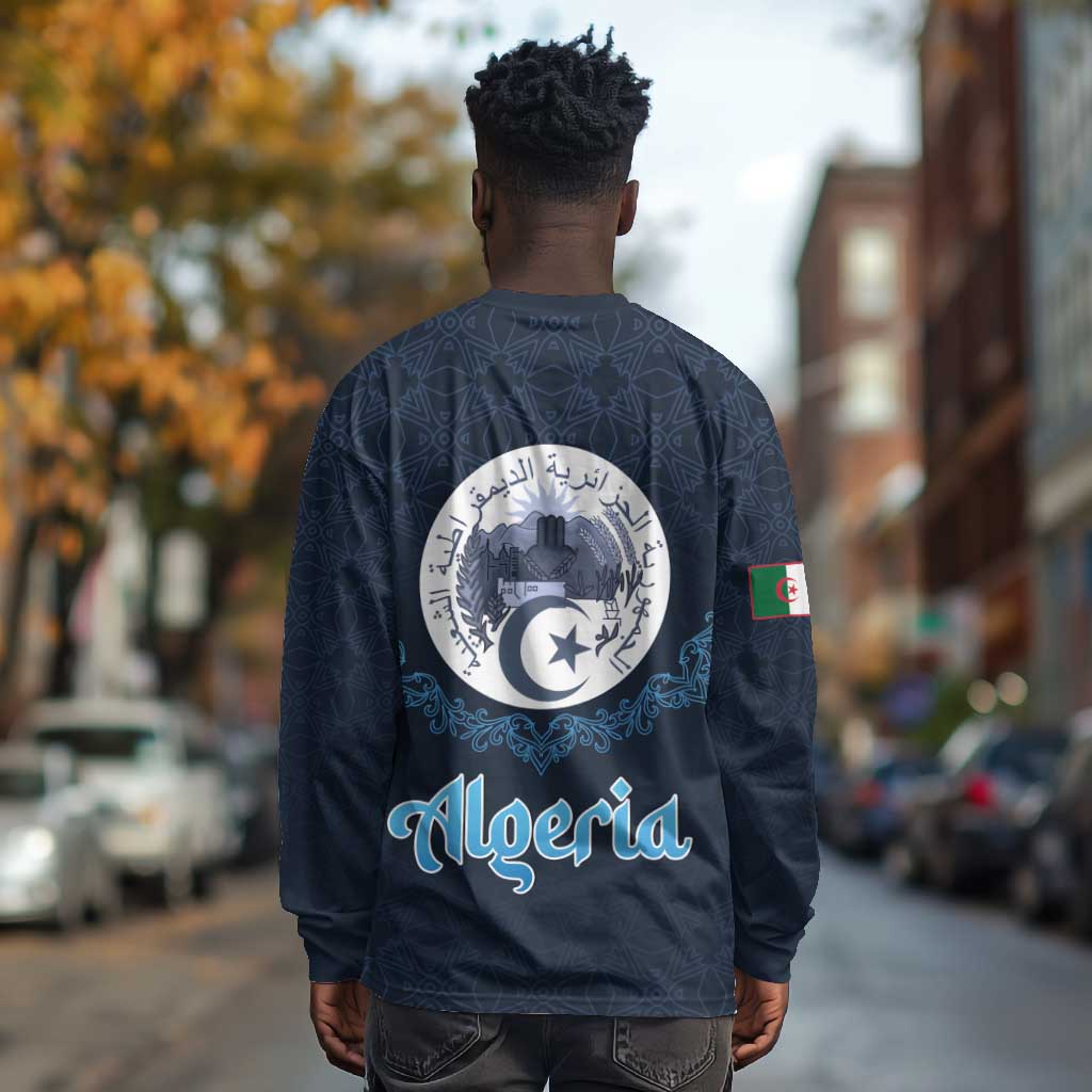 Happy Eid Al-Adha Long Sleeve Shirt Algeria Mubarak