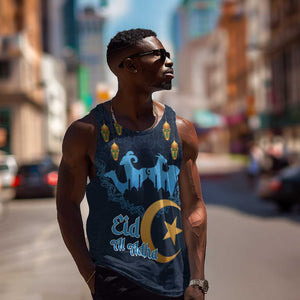 Happy Eid Al-Adha Men Tank Top Algeria Mubarak