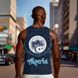 Happy Eid Al-Adha Men Tank Top Algeria Mubarak