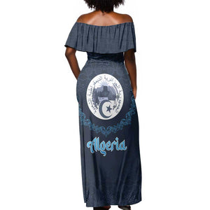 Happy Eid Al-Adha Off Shoulder Maxi Dress Algeria Mubarak