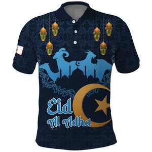 Happy Eid Al-Adha Polo Shirt Algeria Mubarak
