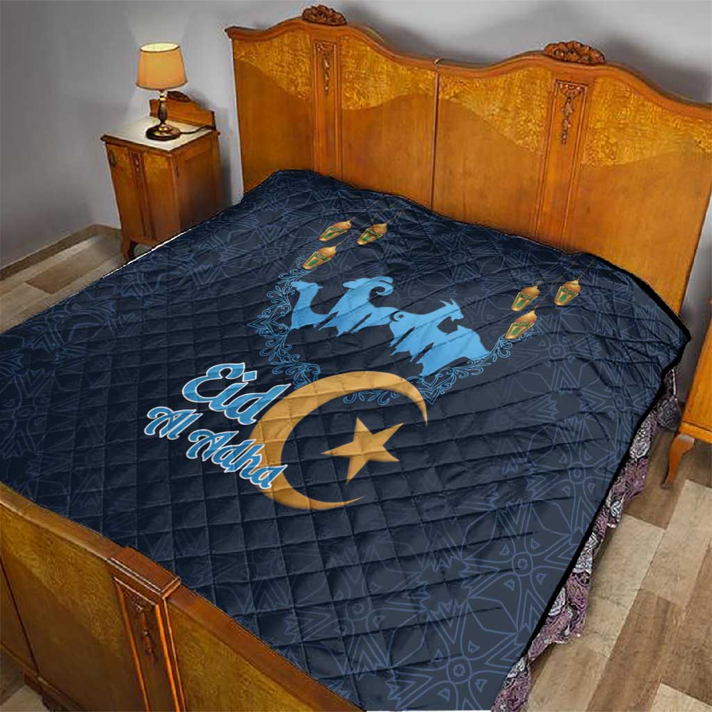 Happy Eid Al-Adha Quilt Algeria Mubarak