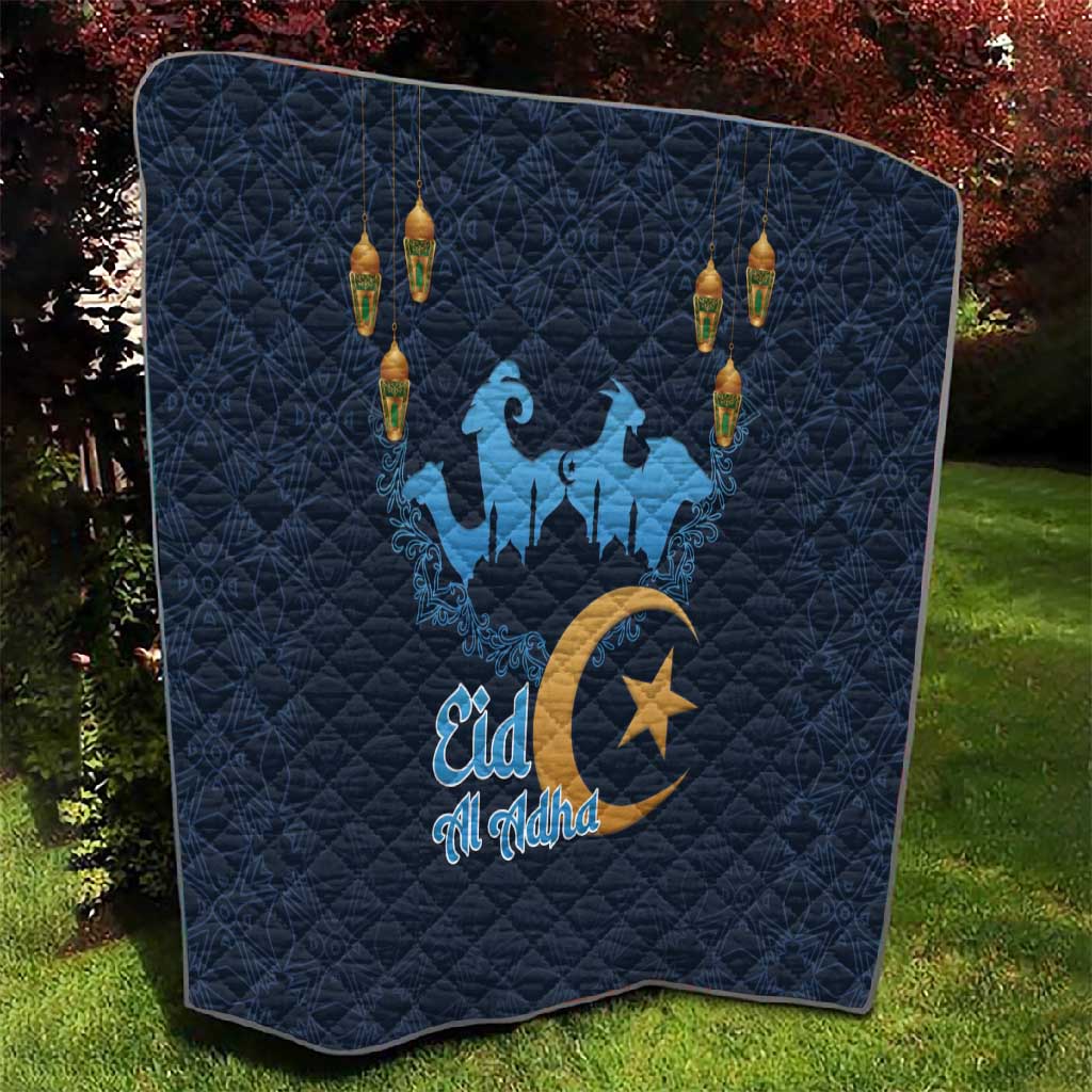Happy Eid Al-Adha Quilt Algeria Mubarak