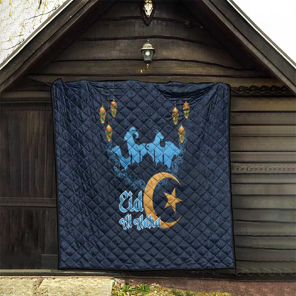 Happy Eid Al-Adha Quilt Algeria Mubarak