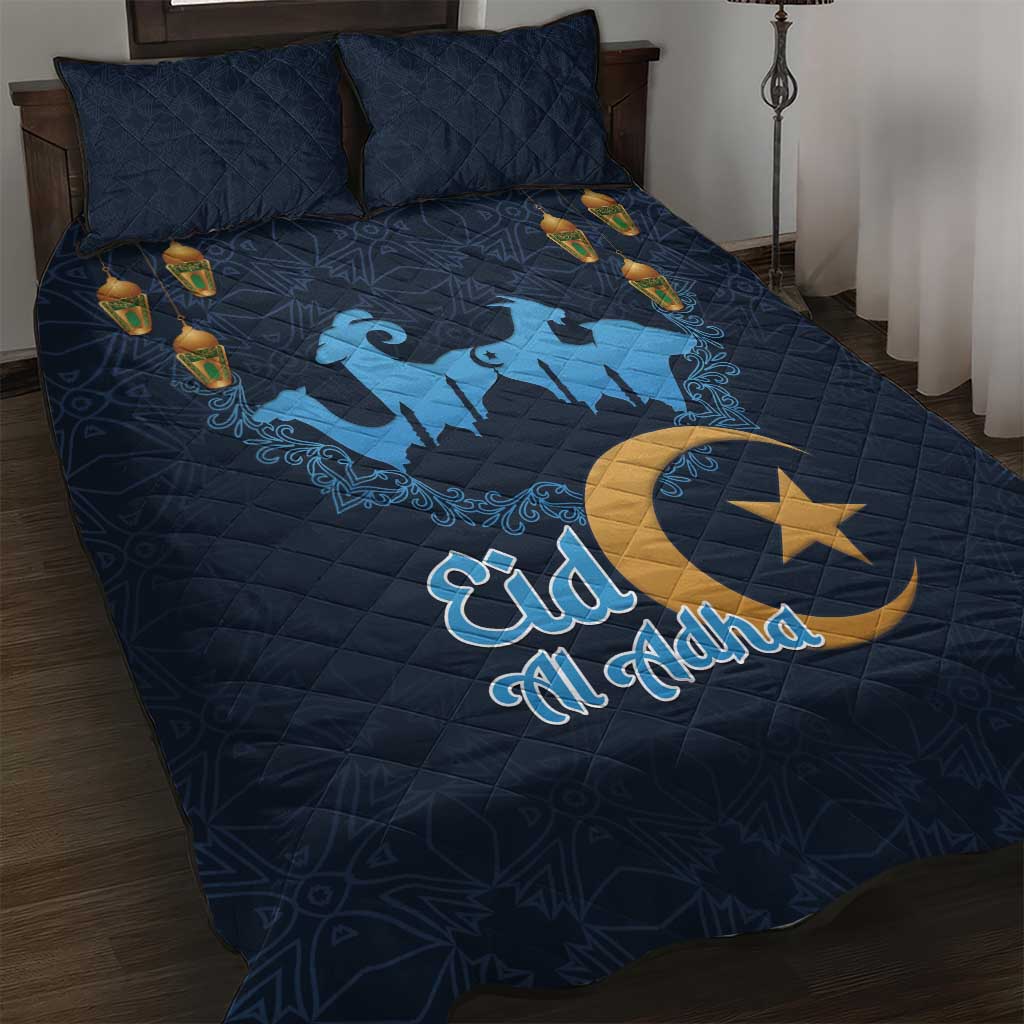 Happy Eid Al-Adha Quilt Bed Set Algeria Mubarak