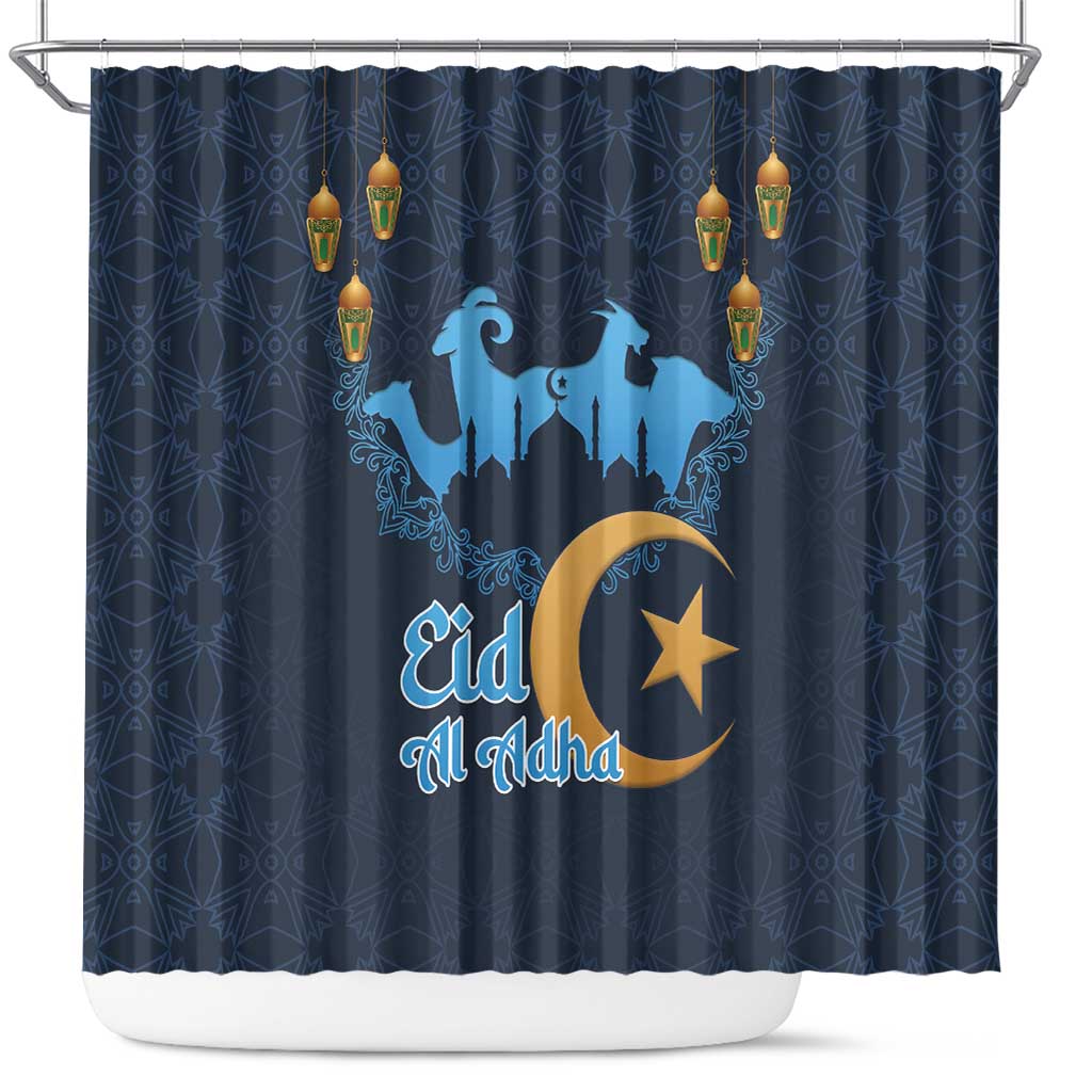 Happy Eid Al-Adha Shower Curtain Algeria Mubarak
