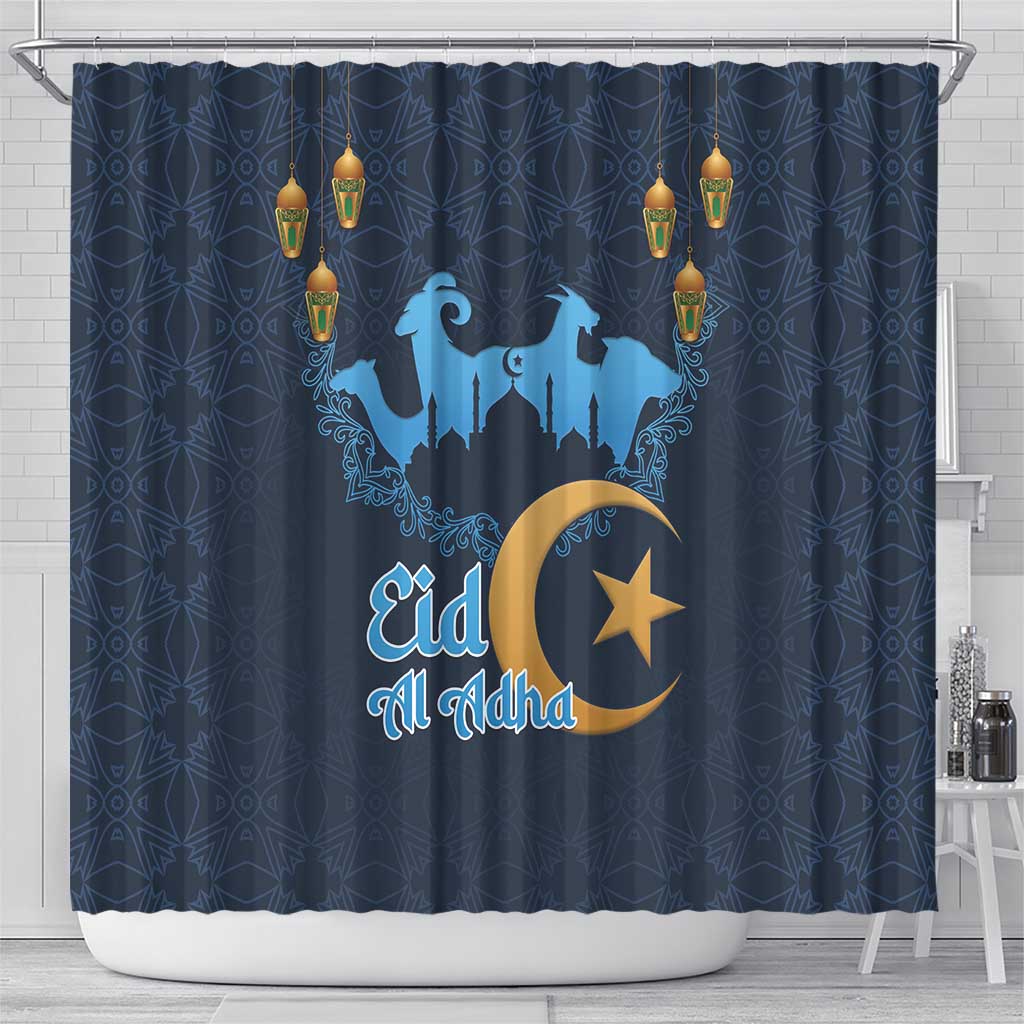 Happy Eid Al-Adha Shower Curtain Algeria Mubarak