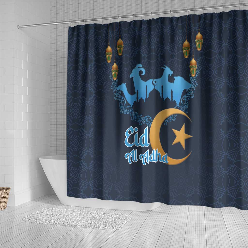 Happy Eid Al-Adha Shower Curtain Algeria Mubarak