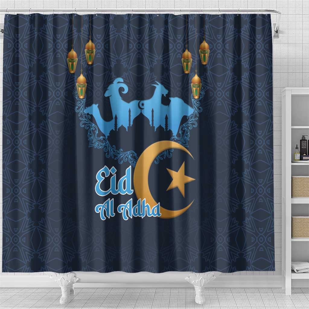 Happy Eid Al-Adha Shower Curtain Algeria Mubarak