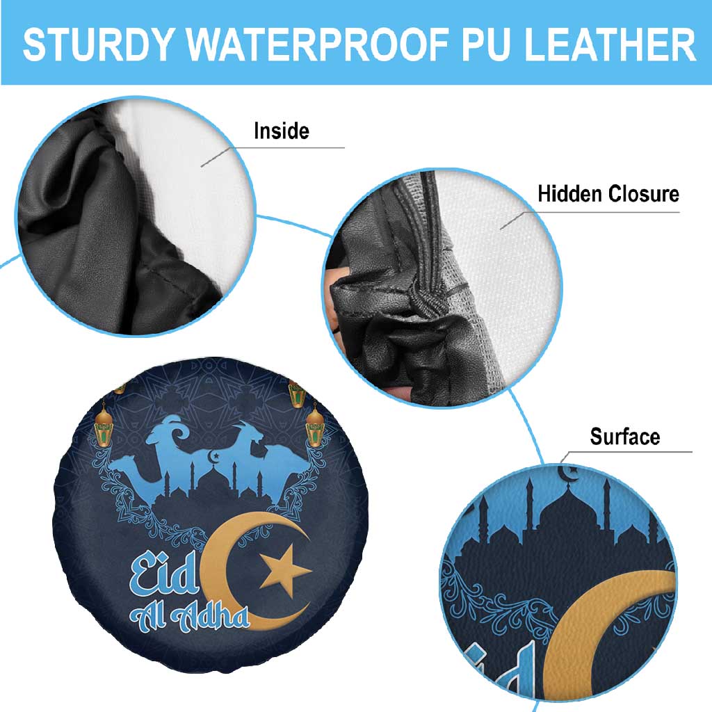 Happy Eid Al-Adha Spare Tire Cover Algeria Mubarak