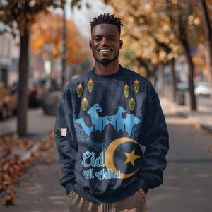 Happy Eid Al-Adha Sweatshirt Algeria Mubarak