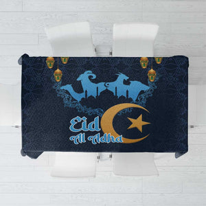 Happy Eid Al-Adha Tablecloth Algeria Mubarak